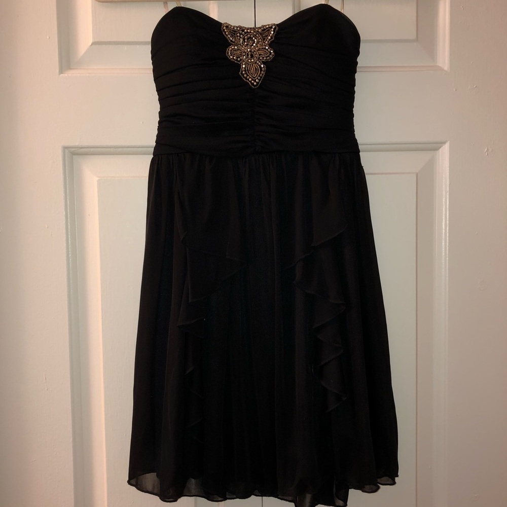 MyMichelle Little Black Strapless Dress